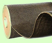 Woven PP fabric brown 110cm x 100m 100g/m2